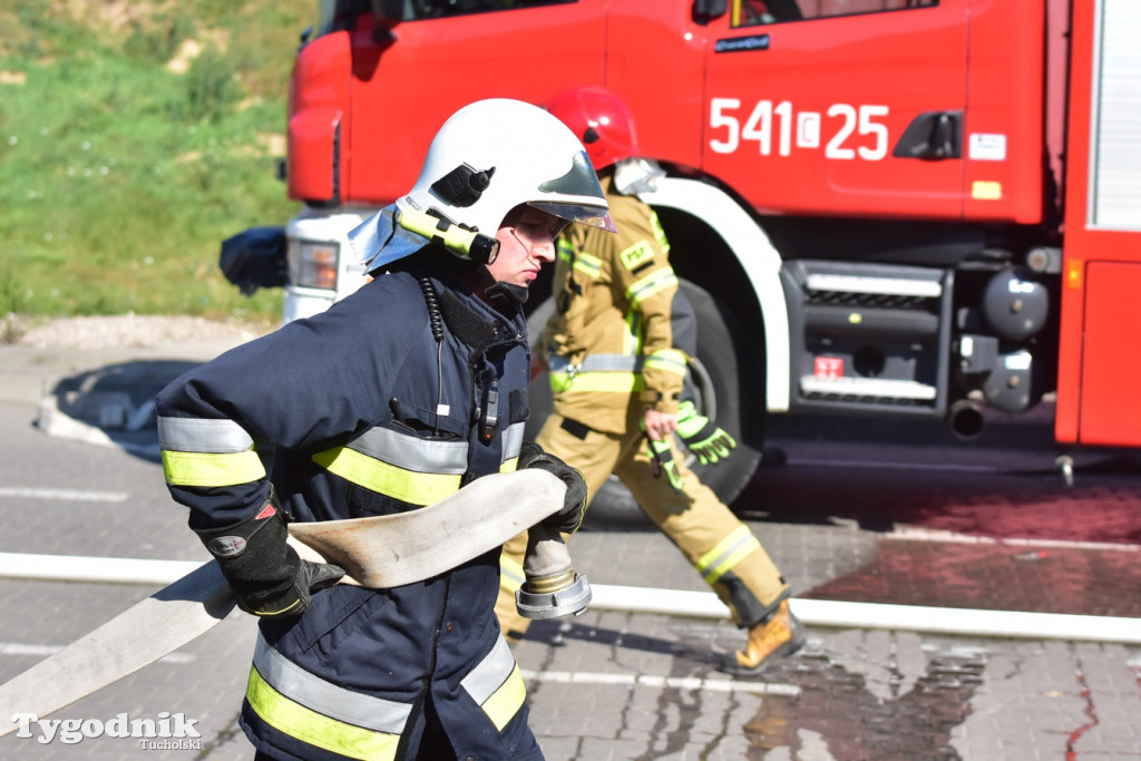 Ćwiczenia strażackie pod Tucholą (09.09.2021 r.)