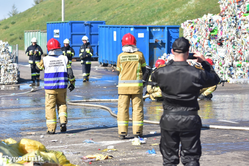 Ćwiczenia strażackie pod Tucholą (09.09.2021 r.)