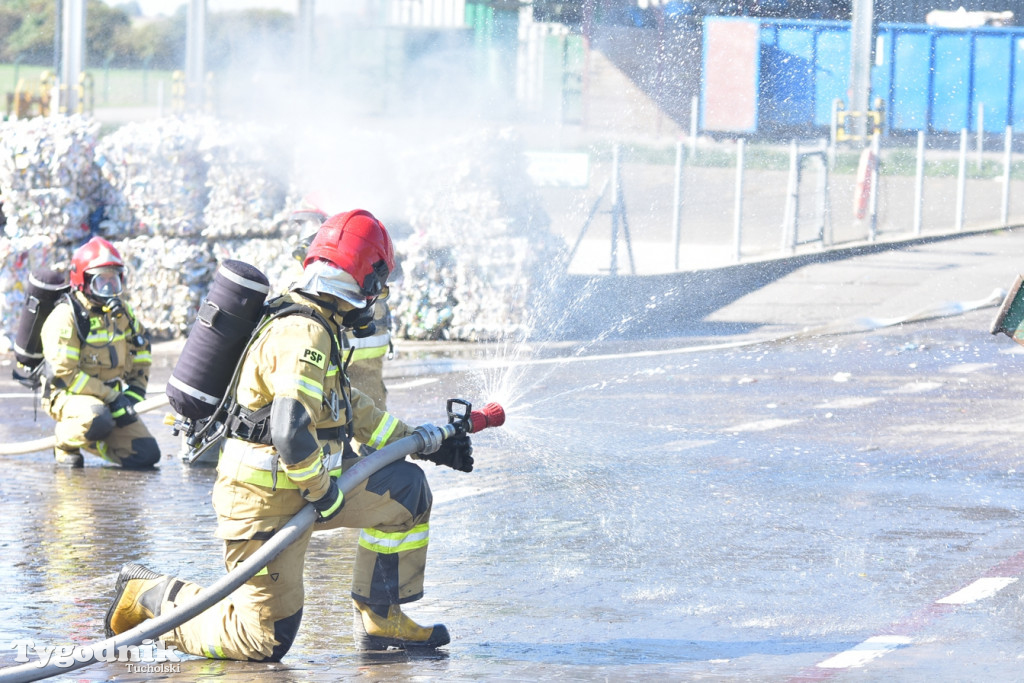Ćwiczenia strażackie pod Tucholą (09.09.2021 r.)