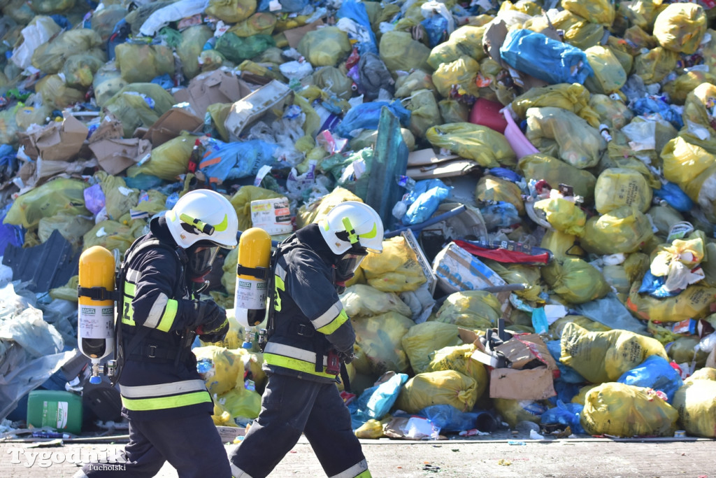 Ćwiczenia strażackie pod Tucholą (09.09.2021 r.)