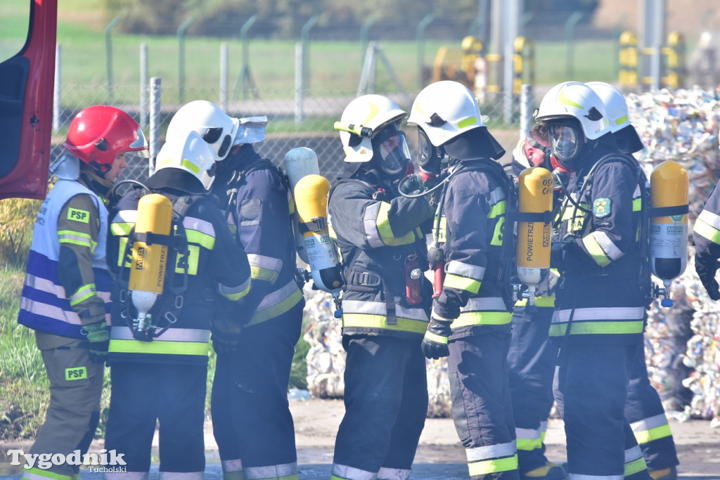 Ćwiczenia strażackie pod Tucholą (09.09.2021 r.)