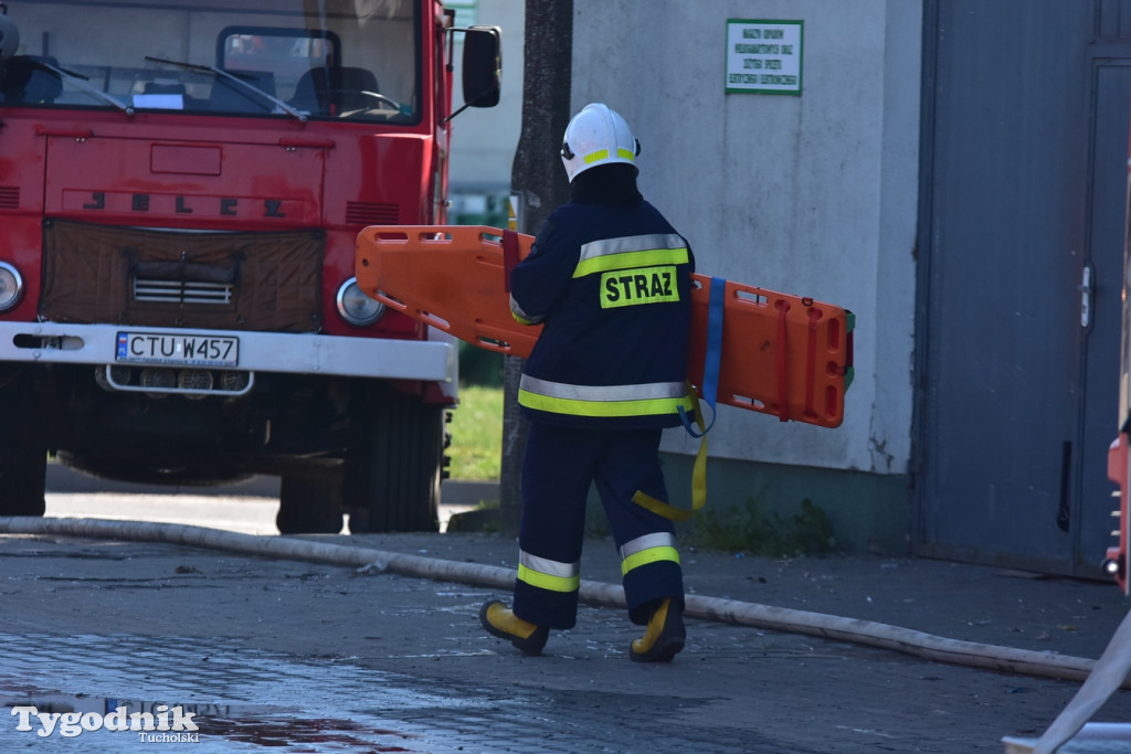 Ćwiczenia strażackie pod Tucholą (09.09.2021 r.)
