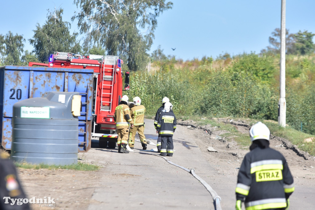 Ćwiczenia strażackie pod Tucholą (09.09.2021 r.)