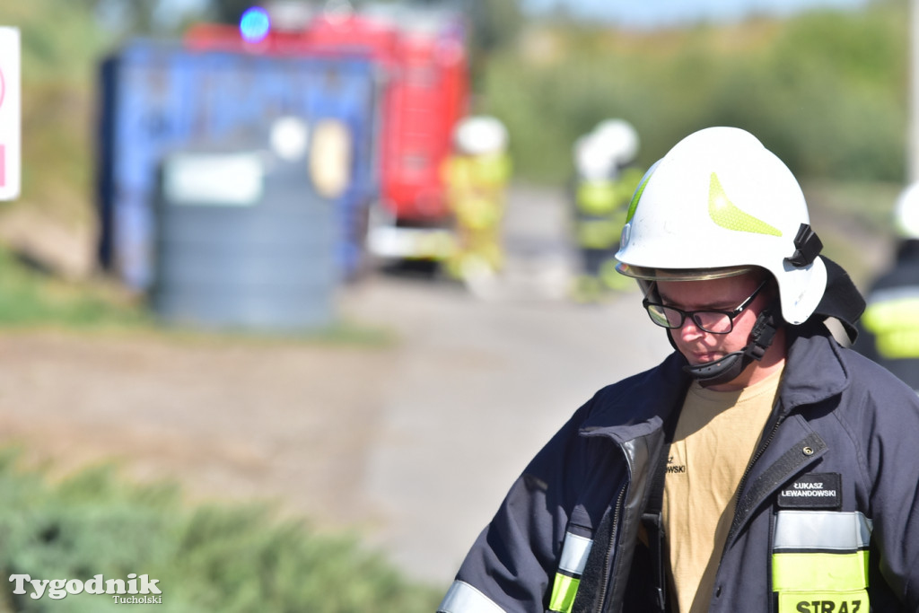 Ćwiczenia strażackie pod Tucholą (09.09.2021 r.)