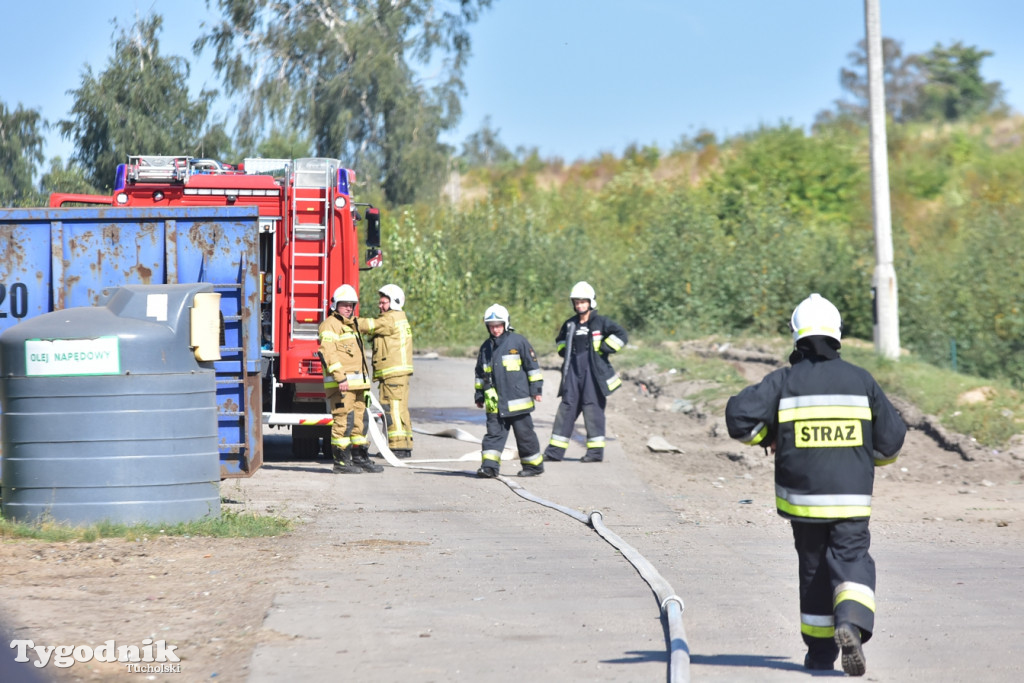 Ćwiczenia strażackie pod Tucholą (09.09.2021 r.)