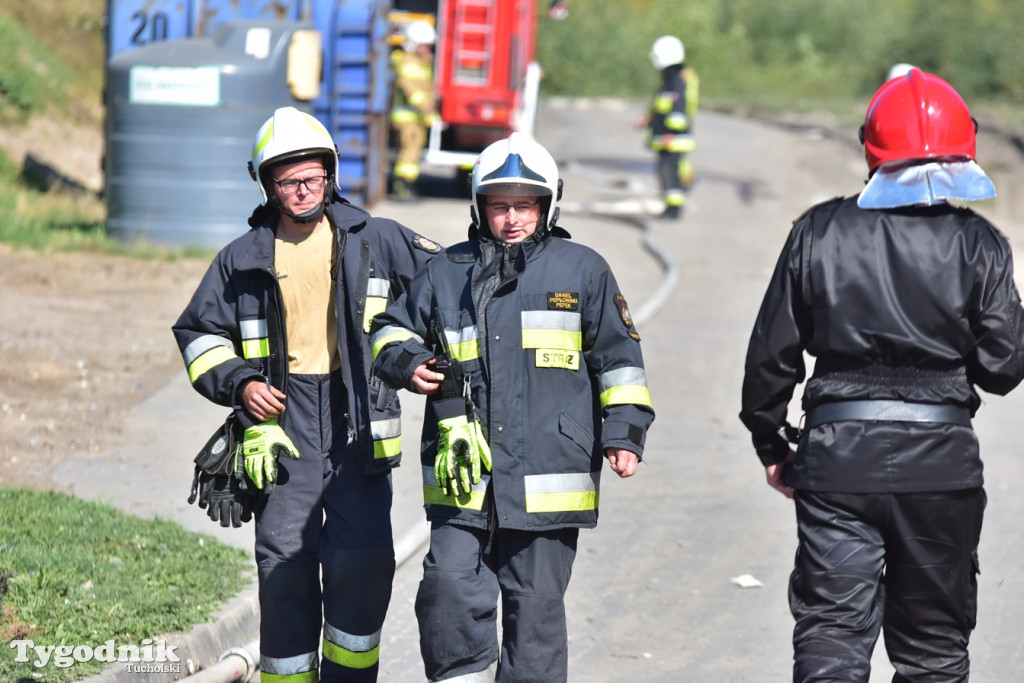 Ćwiczenia strażackie pod Tucholą (09.09.2021 r.)