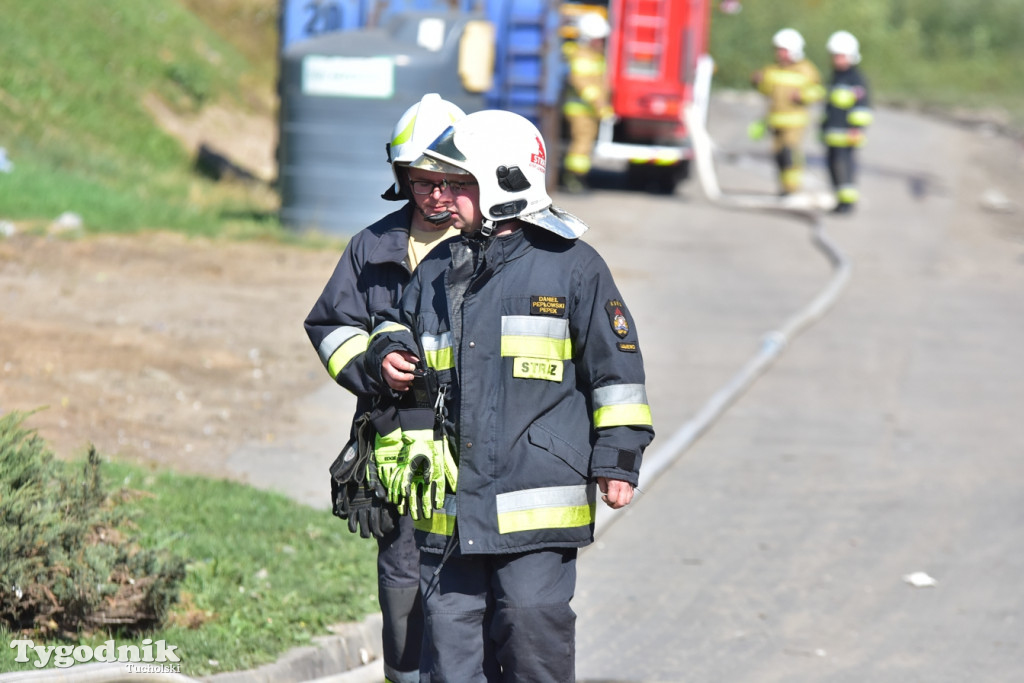 Ćwiczenia strażackie pod Tucholą (09.09.2021 r.)