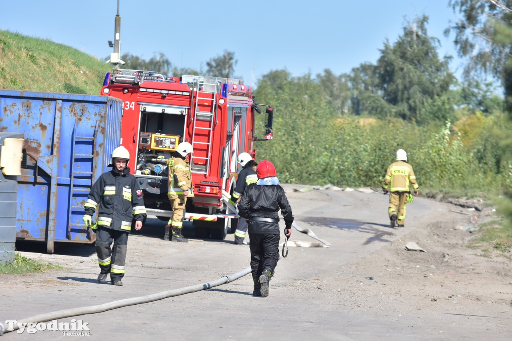 Ćwiczenia strażackie pod Tucholą (09.09.2021 r.)