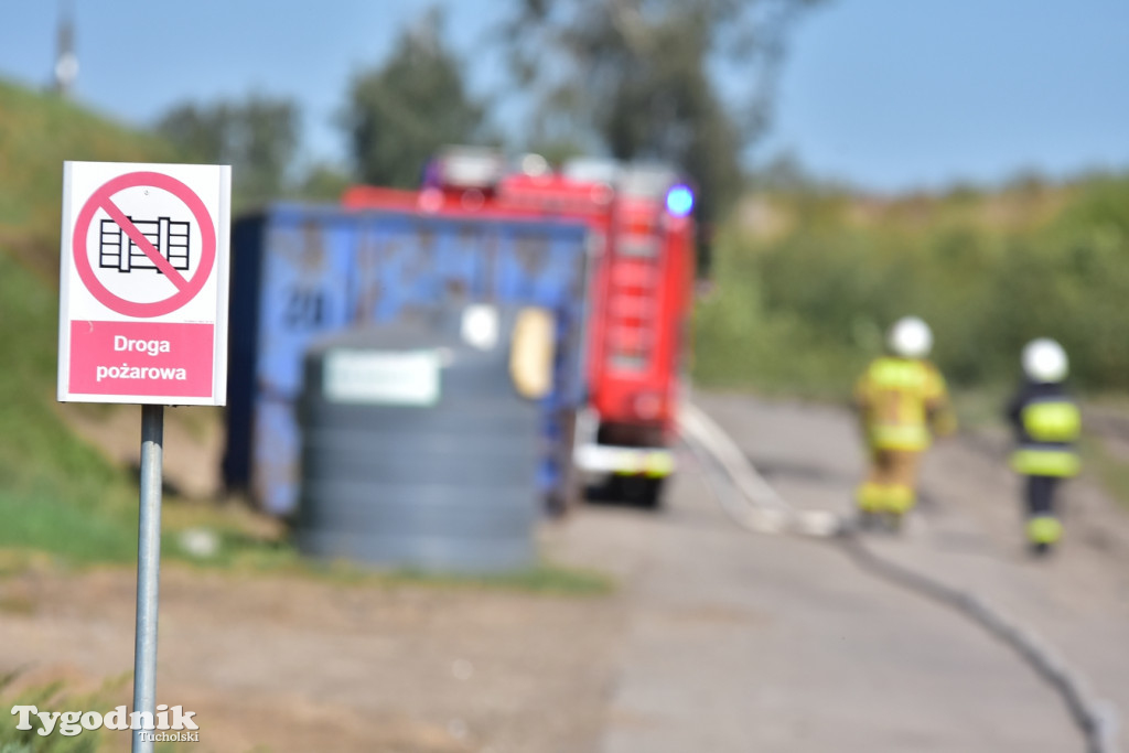 Ćwiczenia strażackie pod Tucholą (09.09.2021 r.)