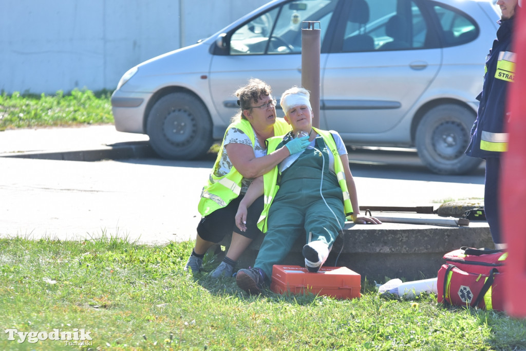Ćwiczenia strażackie pod Tucholą (09.09.2021 r.)
