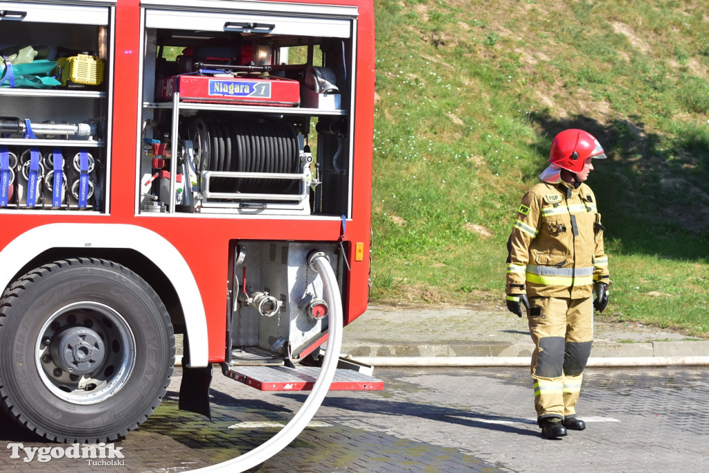 Ćwiczenia strażackie pod Tucholą (09.09.2021 r.)