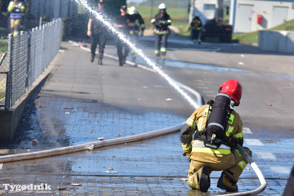 Ćwiczenia strażackie pod Tucholą (09.09.2021 r.)