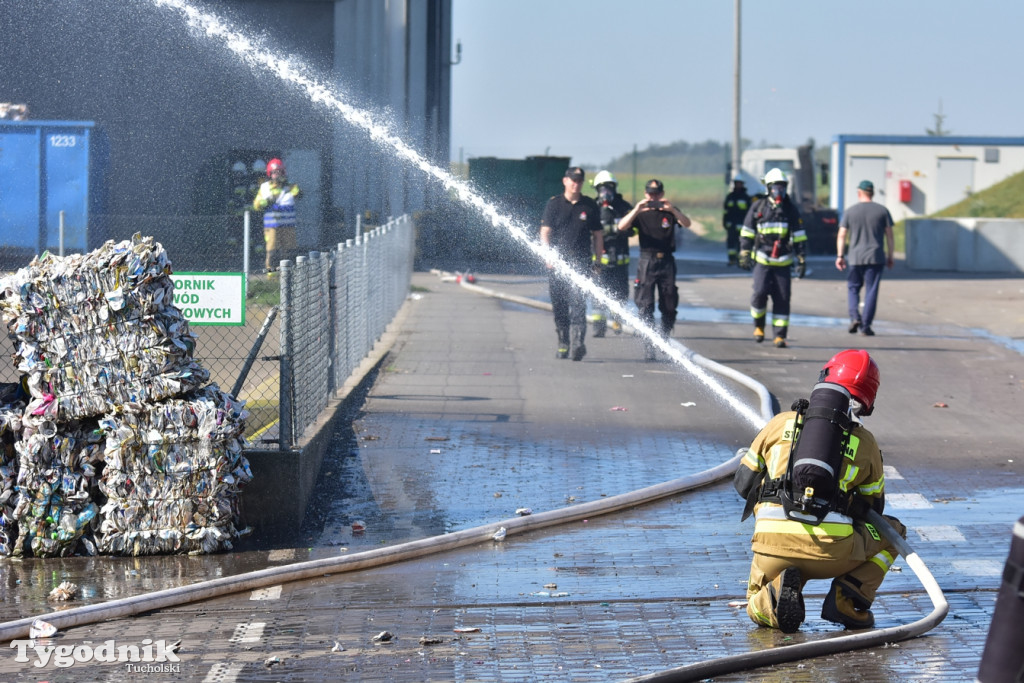 Ćwiczenia strażackie pod Tucholą (09.09.2021 r.)
