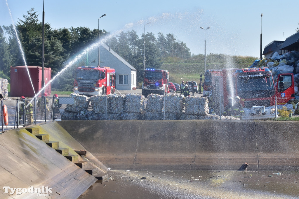 Ćwiczenia strażackie pod Tucholą (09.09.2021 r.)