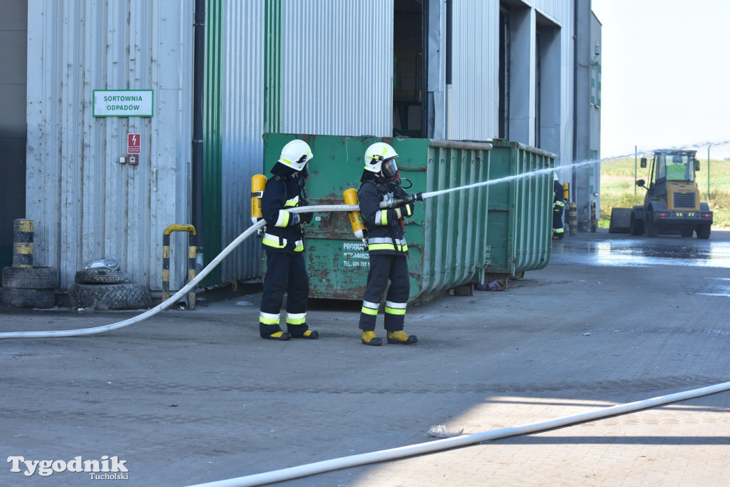 Ćwiczenia strażackie pod Tucholą (09.09.2021 r.)