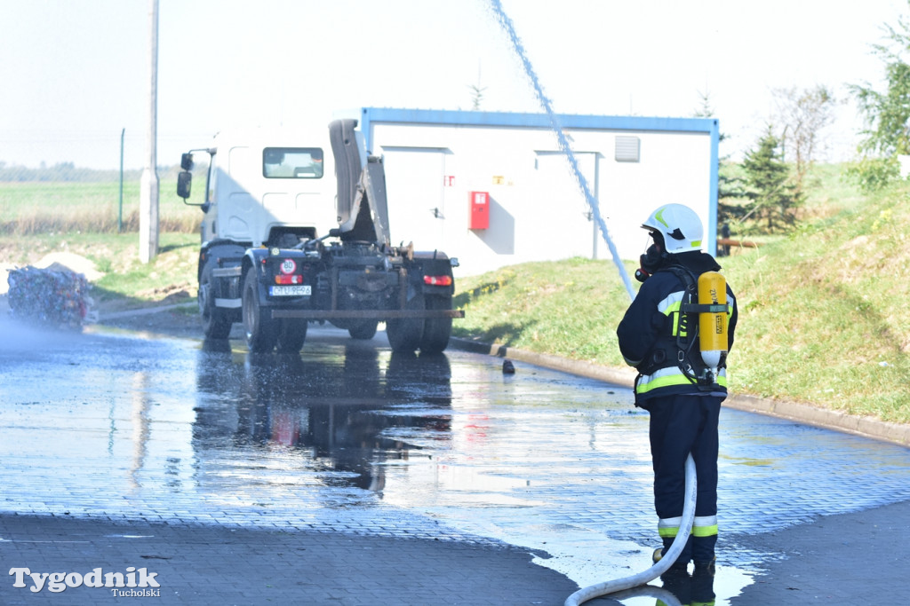 Ćwiczenia strażackie pod Tucholą (09.09.2021 r.)