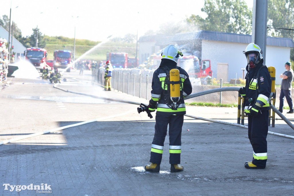Ćwiczenia strażackie pod Tucholą (09.09.2021 r.)