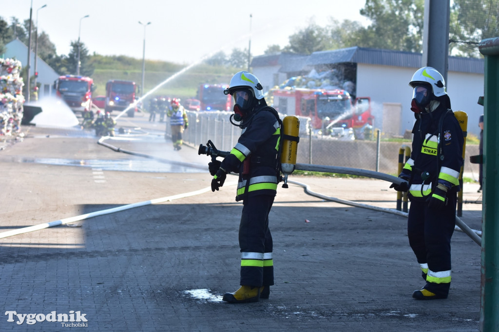 Ćwiczenia strażackie pod Tucholą (09.09.2021 r.)