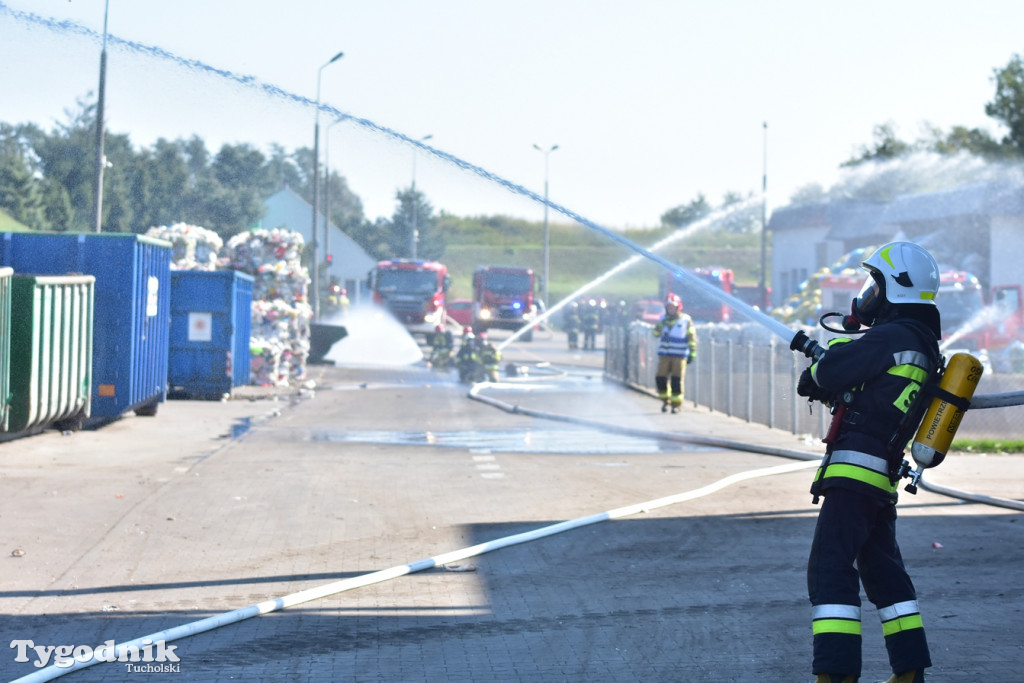 Ćwiczenia strażackie pod Tucholą (09.09.2021 r.)