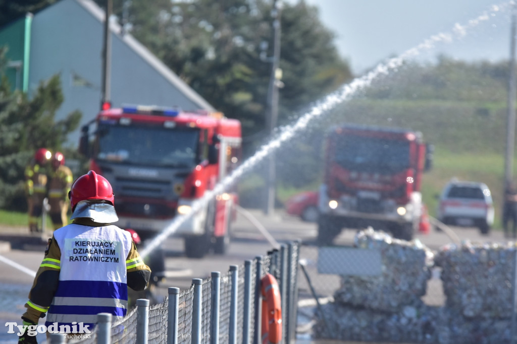 Ćwiczenia strażackie pod Tucholą (09.09.2021 r.)