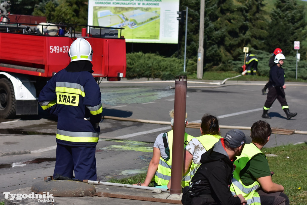Ćwiczenia strażackie pod Tucholą (09.09.2021 r.)