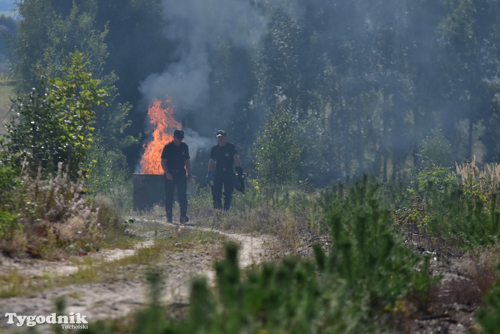 Ćwiczenia strażackie pod Tucholą (09.09.2021 r.)