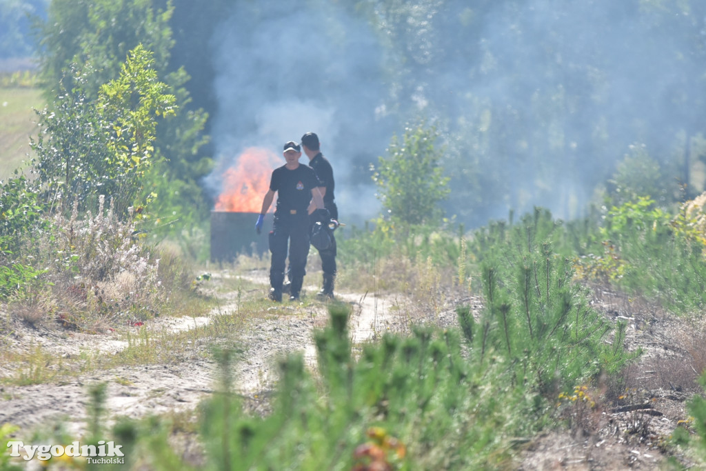 Ćwiczenia strażackie pod Tucholą (09.09.2021 r.)