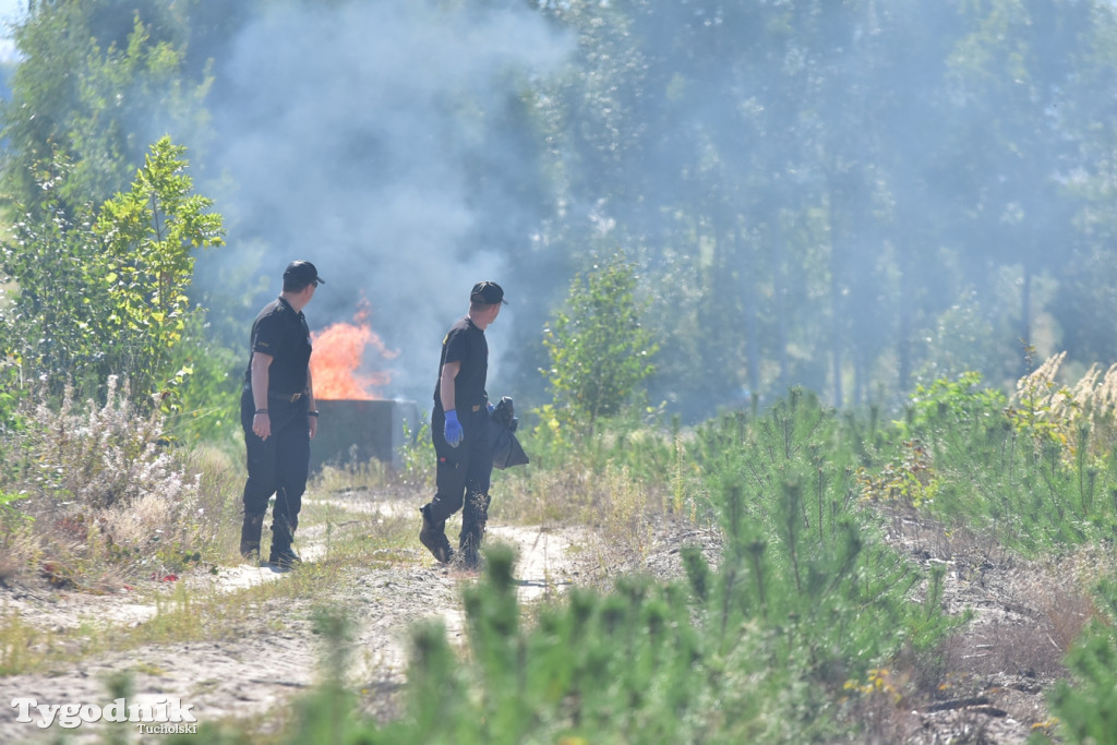 Ćwiczenia strażackie pod Tucholą (09.09.2021 r.)