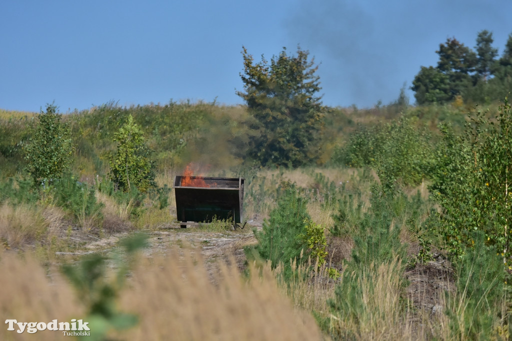 Ćwiczenia strażackie pod Tucholą (09.09.2021 r.)