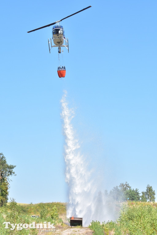 Ćwiczenia strażackie pod Tucholą (09.09.2021 r.)