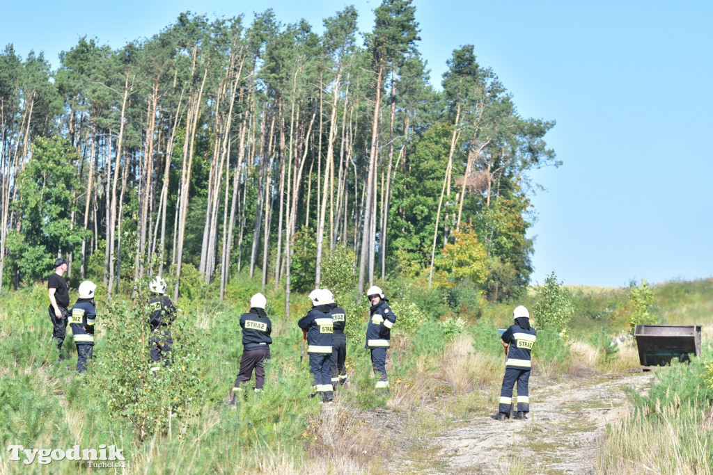 Ćwiczenia strażackie pod Tucholą (09.09.2021 r.)