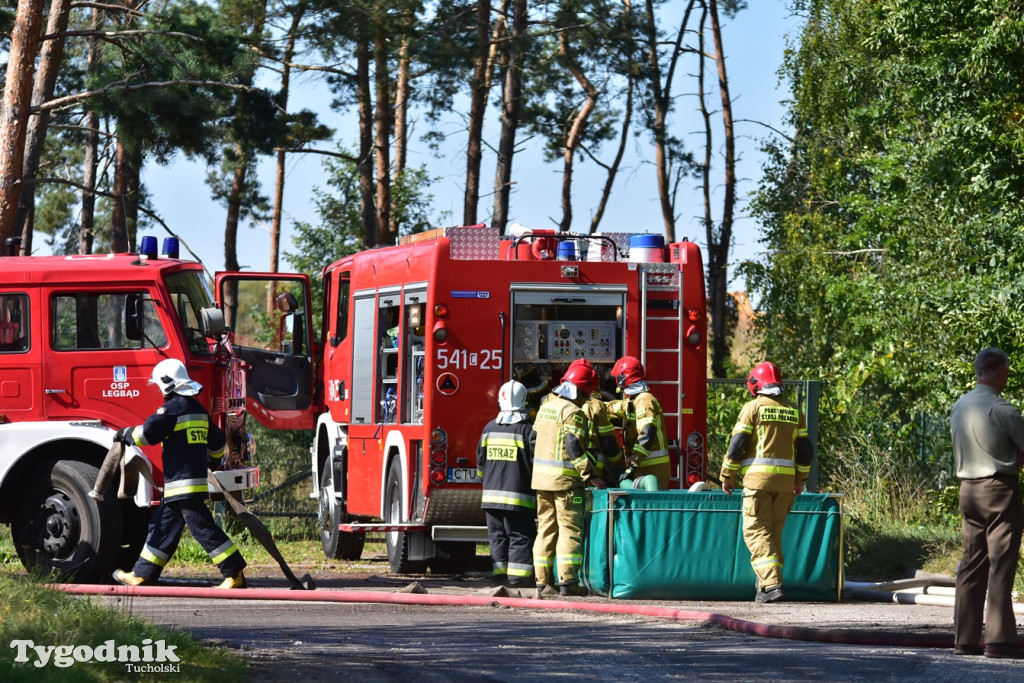 Ćwiczenia strażackie pod Tucholą (09.09.2021 r.)