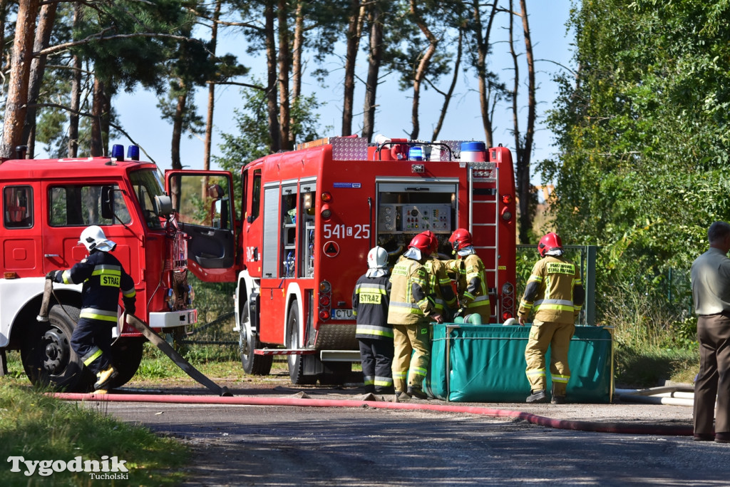 Ćwiczenia strażackie pod Tucholą (09.09.2021 r.)