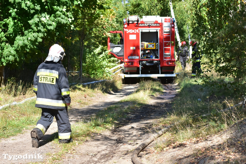 Ćwiczenia strażackie pod Tucholą (09.09.2021 r.)