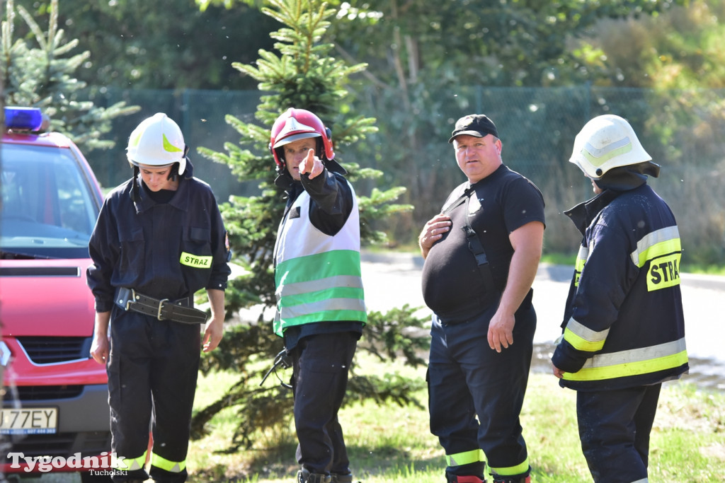 Ćwiczenia strażackie pod Tucholą (09.09.2021 r.)