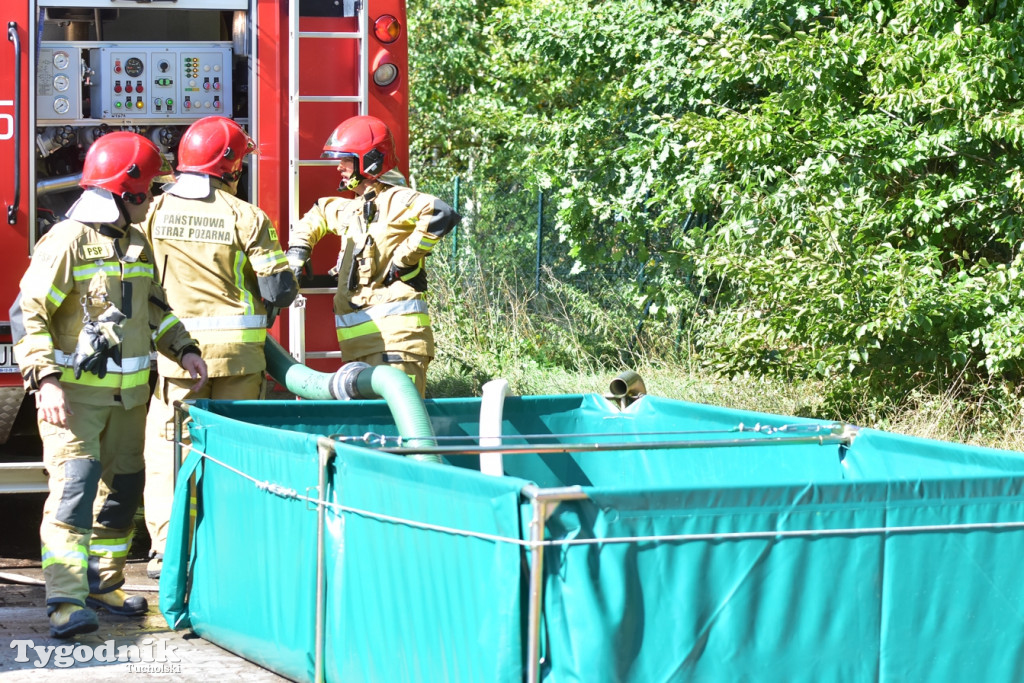 Ćwiczenia strażackie pod Tucholą (09.09.2021 r.)