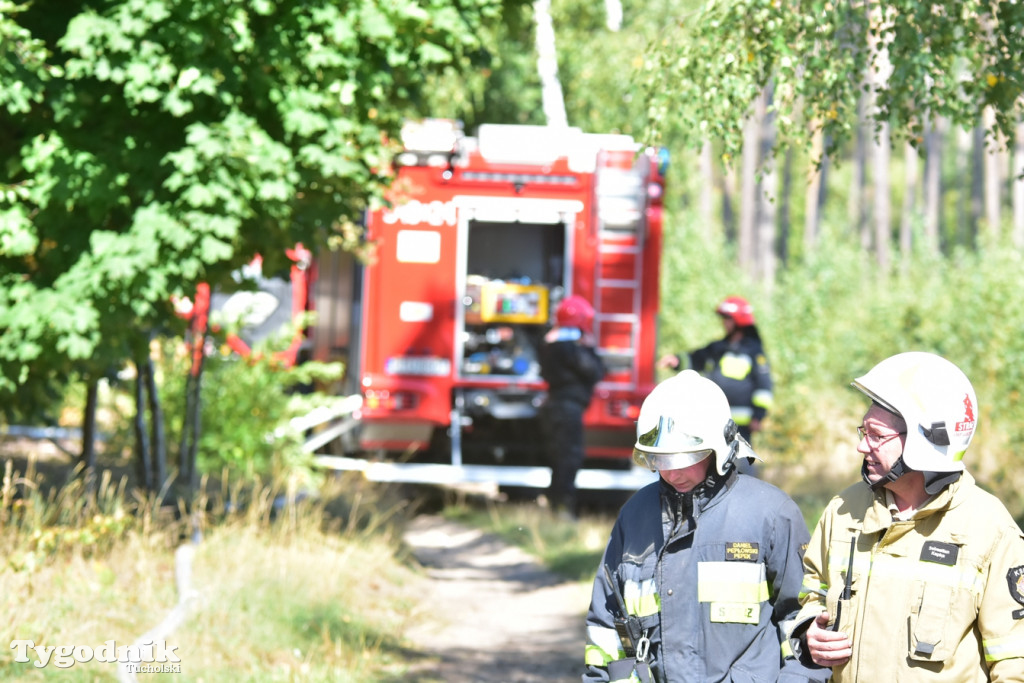 Ćwiczenia strażackie pod Tucholą (09.09.2021 r.)