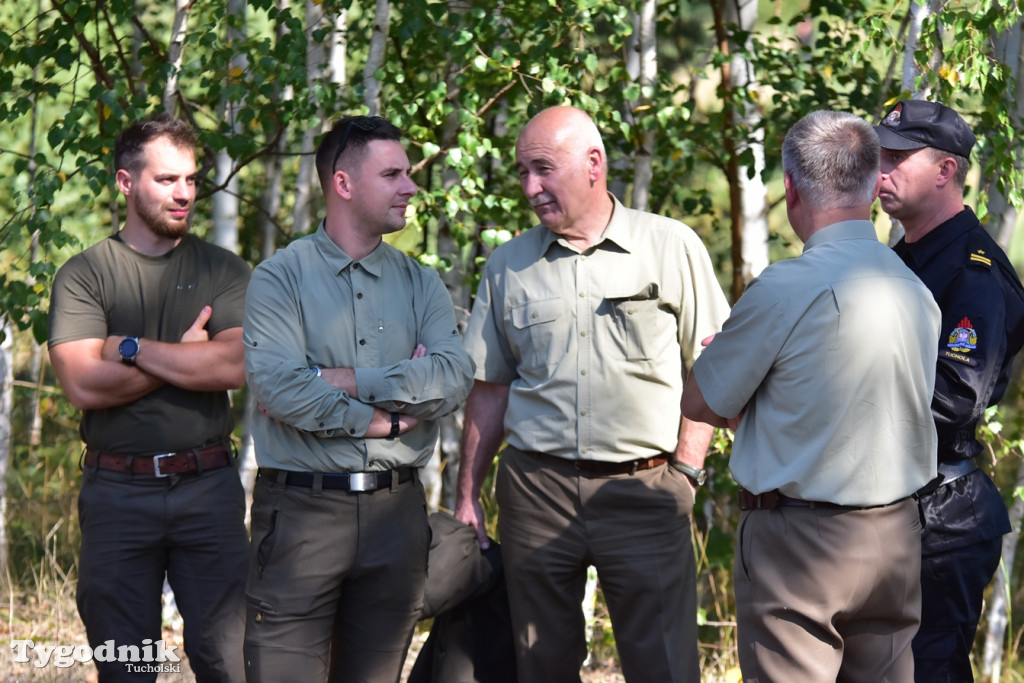 Ćwiczenia strażackie pod Tucholą (09.09.2021 r.)