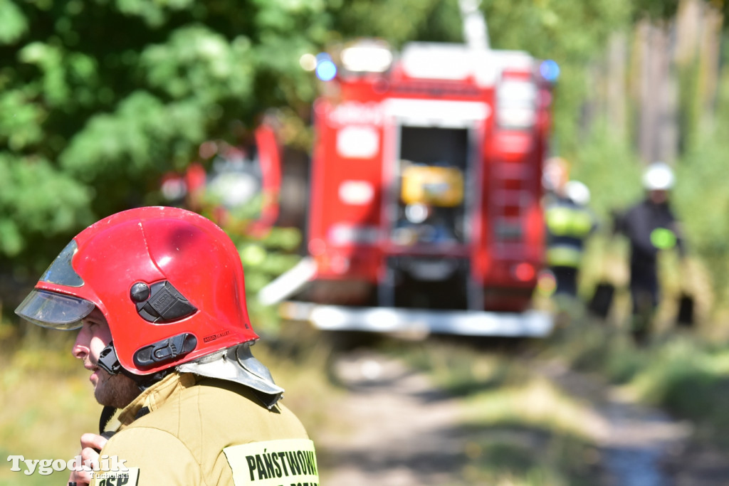 Ćwiczenia strażackie pod Tucholą (09.09.2021 r.)