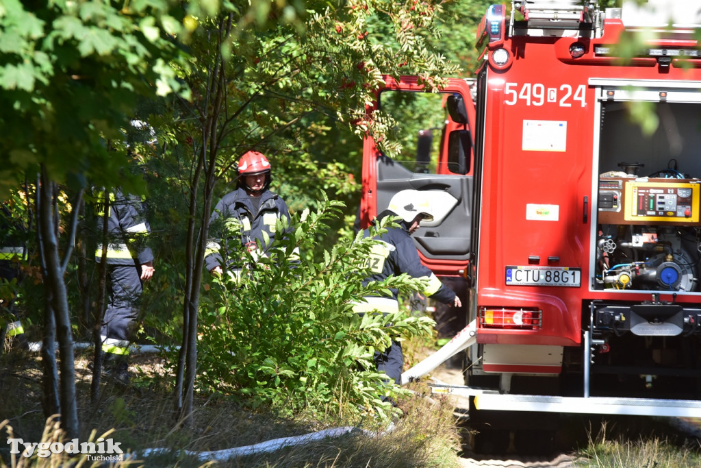 Ćwiczenia strażackie pod Tucholą (09.09.2021 r.)