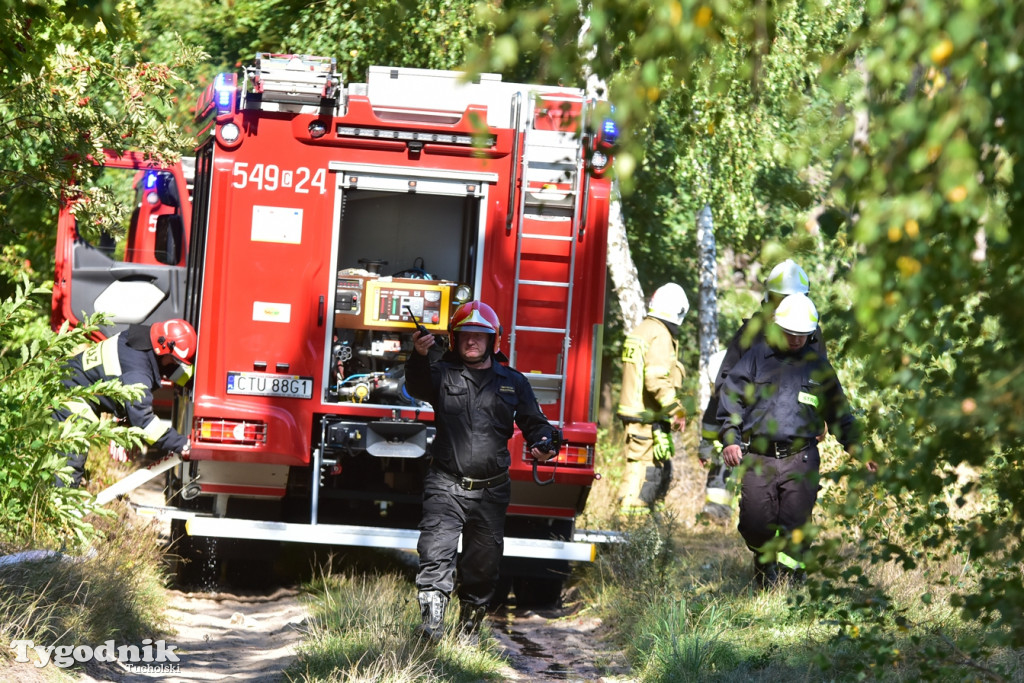 Ćwiczenia strażackie pod Tucholą (09.09.2021 r.)
