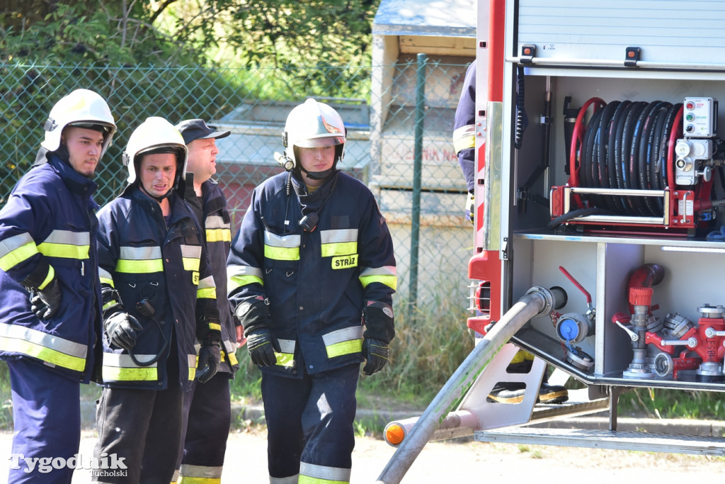Ćwiczenia strażackie pod Tucholą (09.09.2021 r.)