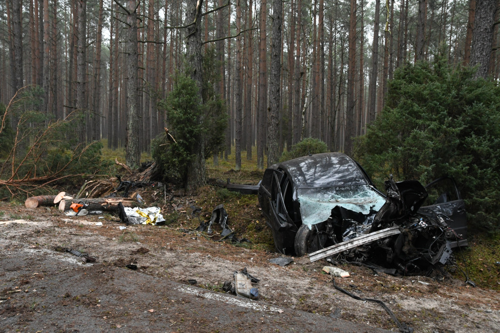 Tuchola-Tleń: wypadek z 17 listopada