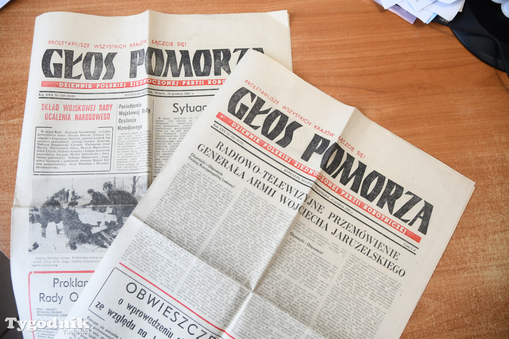 40 lat temu wprowadzono stan wojenny. Tak pisał Głos Pomorza