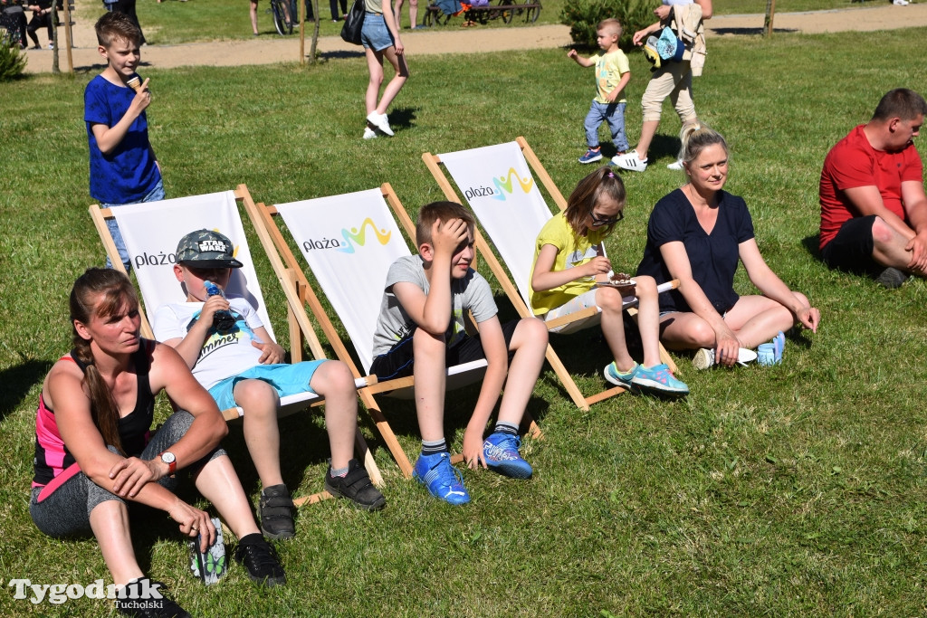 Bajkowy Dzień Dziecka na plaży w Bysławiu