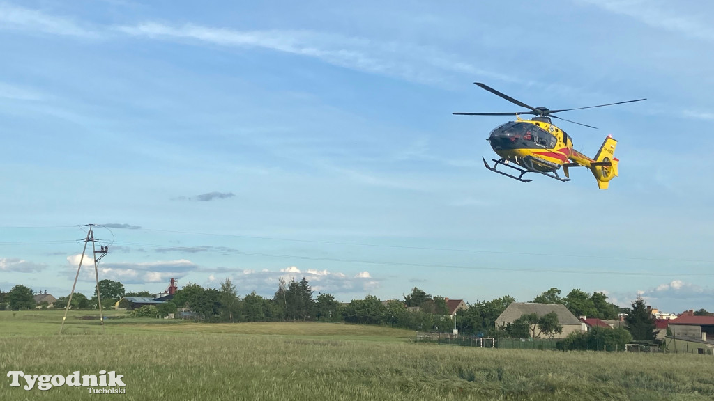 Tuchola, zdarzenie na ul. Głównej (17.06.2022)