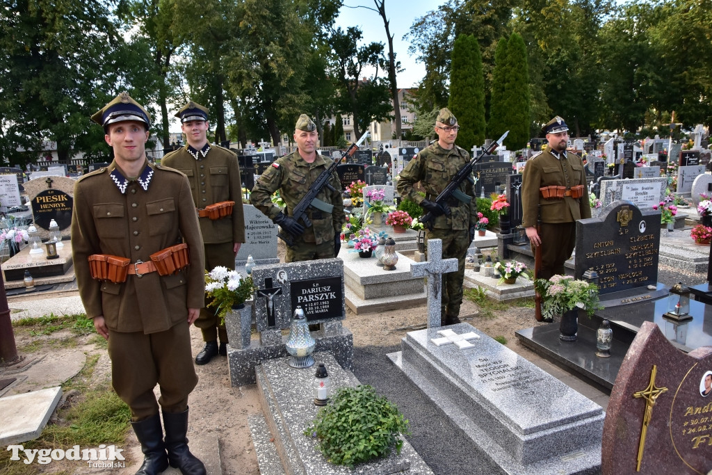 Uroczystości przy grobie majora Teodora Spychalskiego