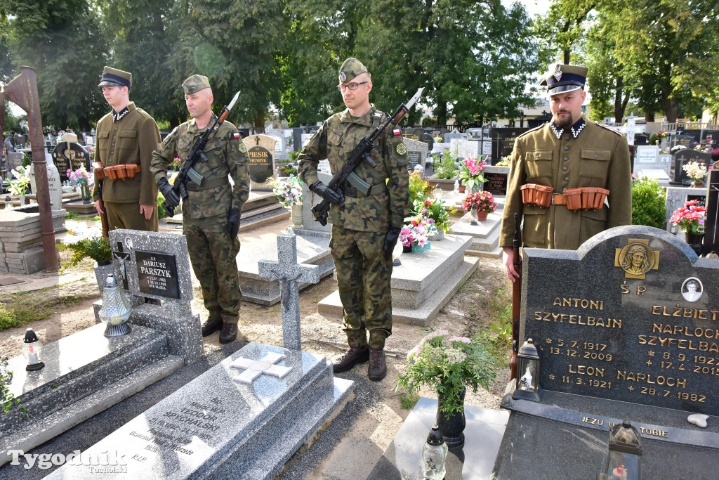 Uroczystości przy grobie majora Teodora Spychalskiego