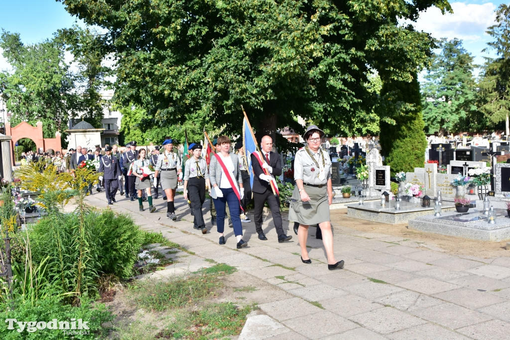 Uroczystości przy grobie majora Teodora Spychalskiego