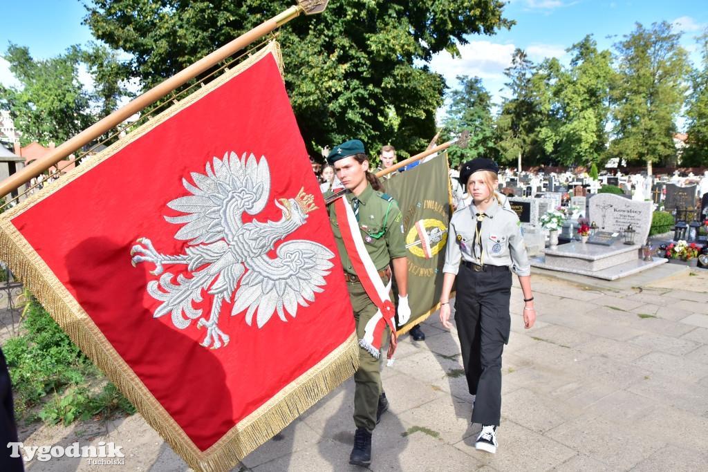 Uroczystości przy grobie majora Teodora Spychalskiego